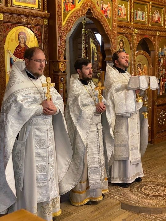Праздничное богослужение в день Вознесения Господня.